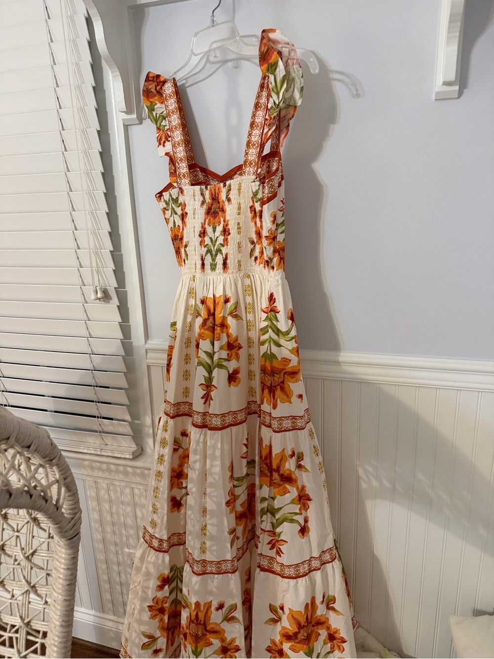 Avara orange and green floral print dress
M. - Picture 4 of 7